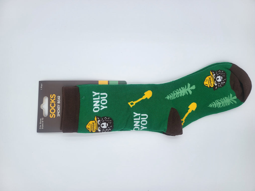 Smokey Bear "Only You" Socks – Forest Green