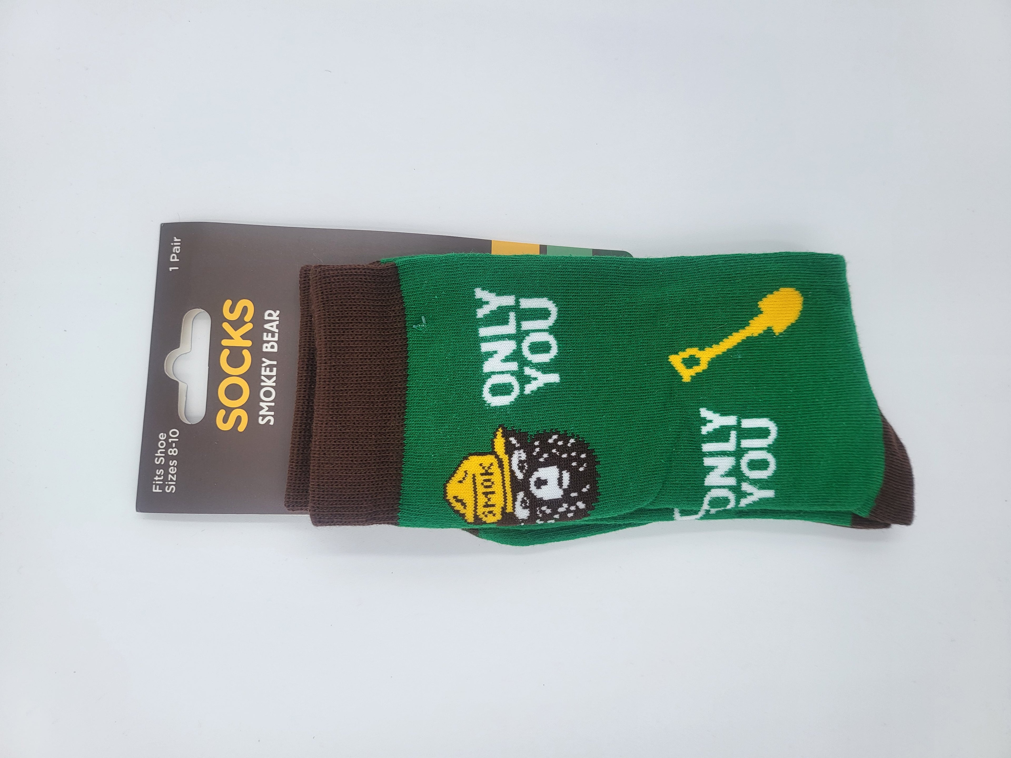 Smokey Bear "Only You" Socks – Forest Green