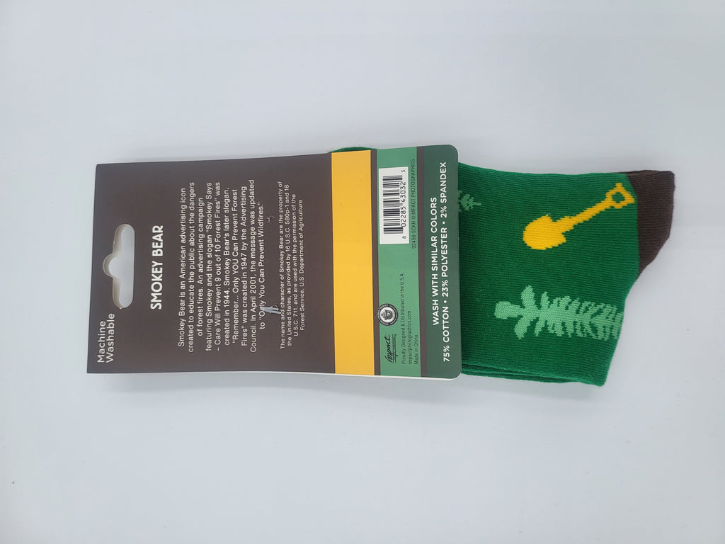 Smokey Bear "Only You" Socks – Forest Green