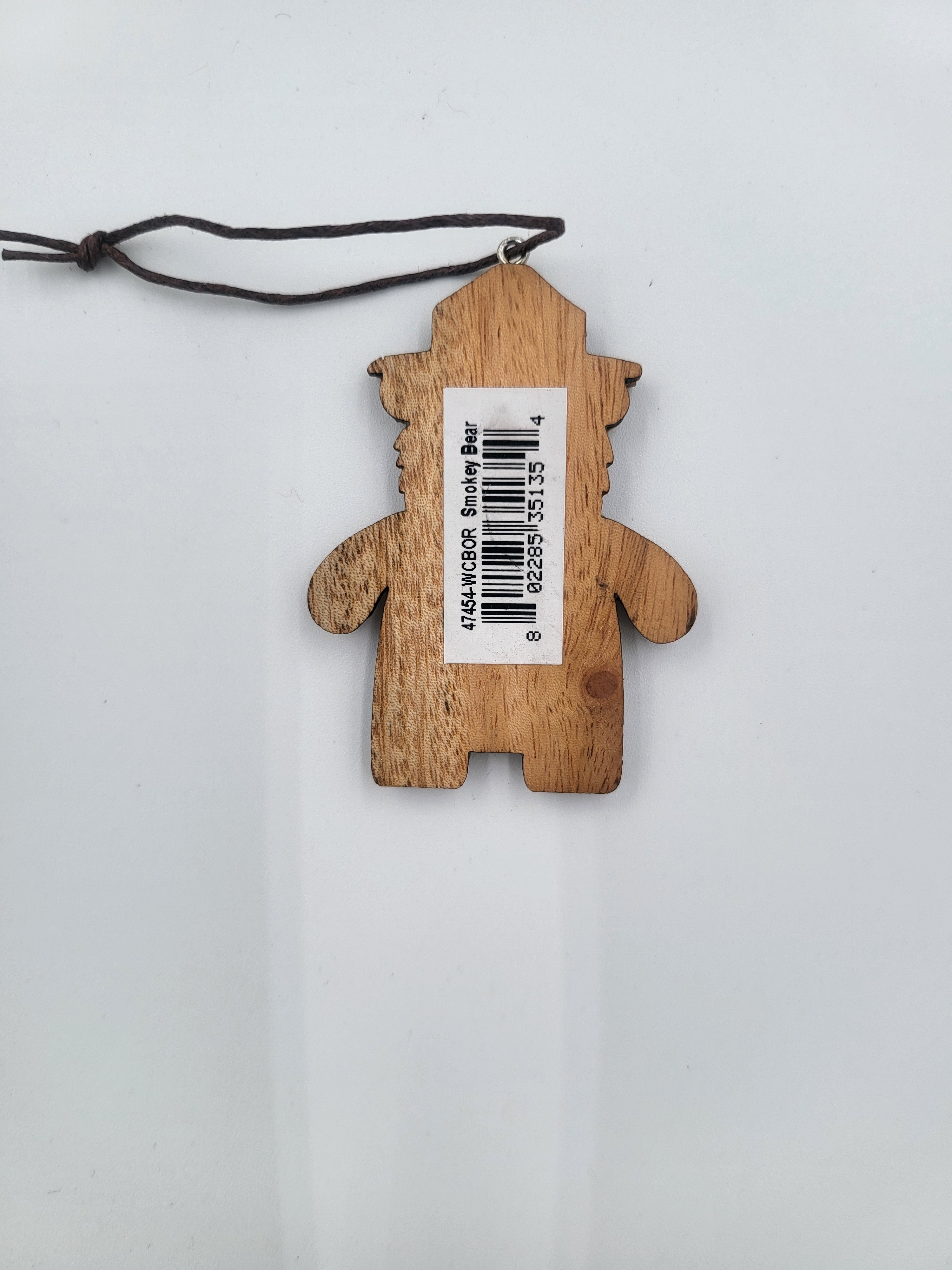Smokey Bear Wooden Ornament