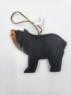 Handcrafted Wooden Bear Ornament