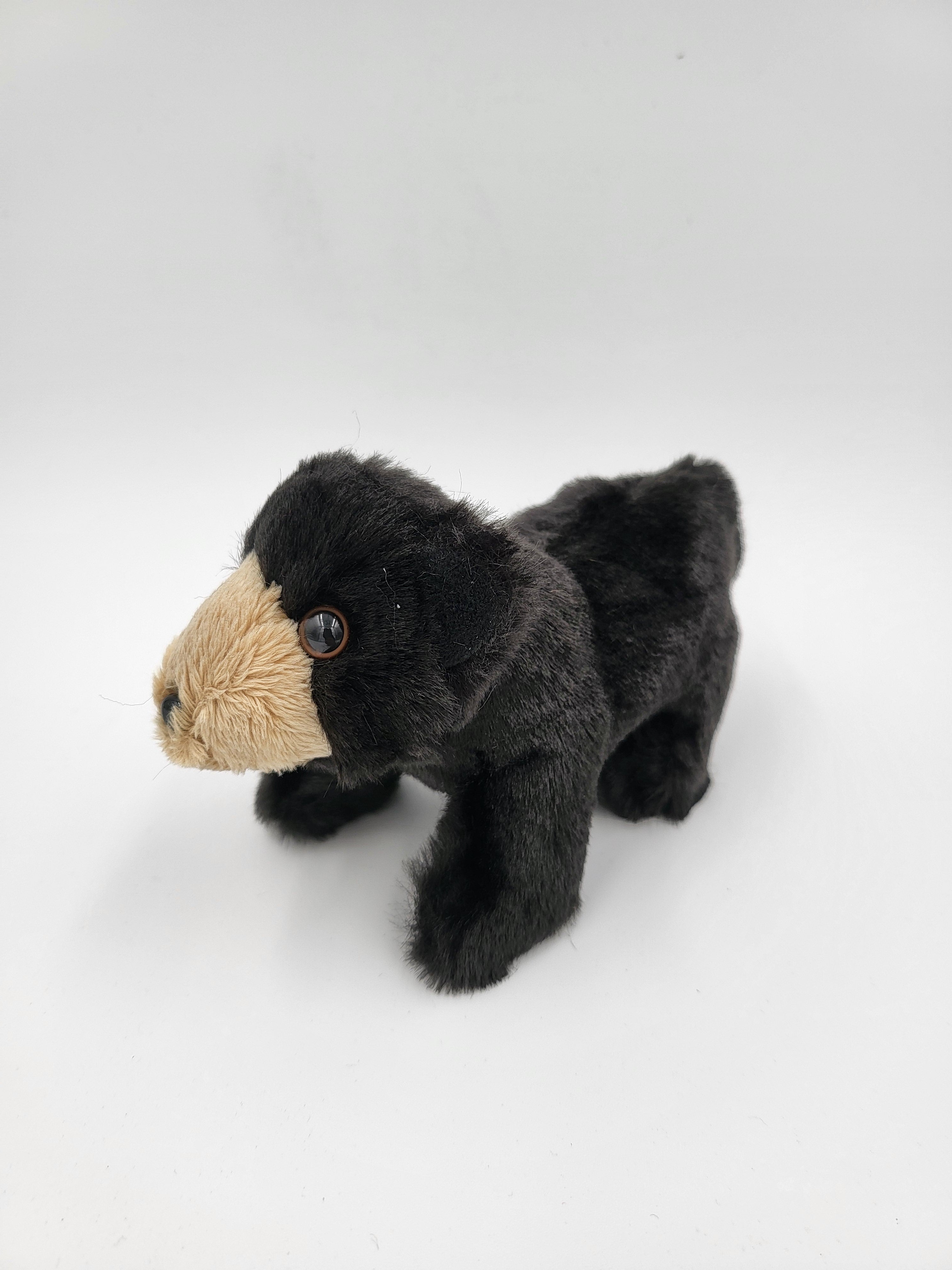Mini Black Bear Finger Puppet