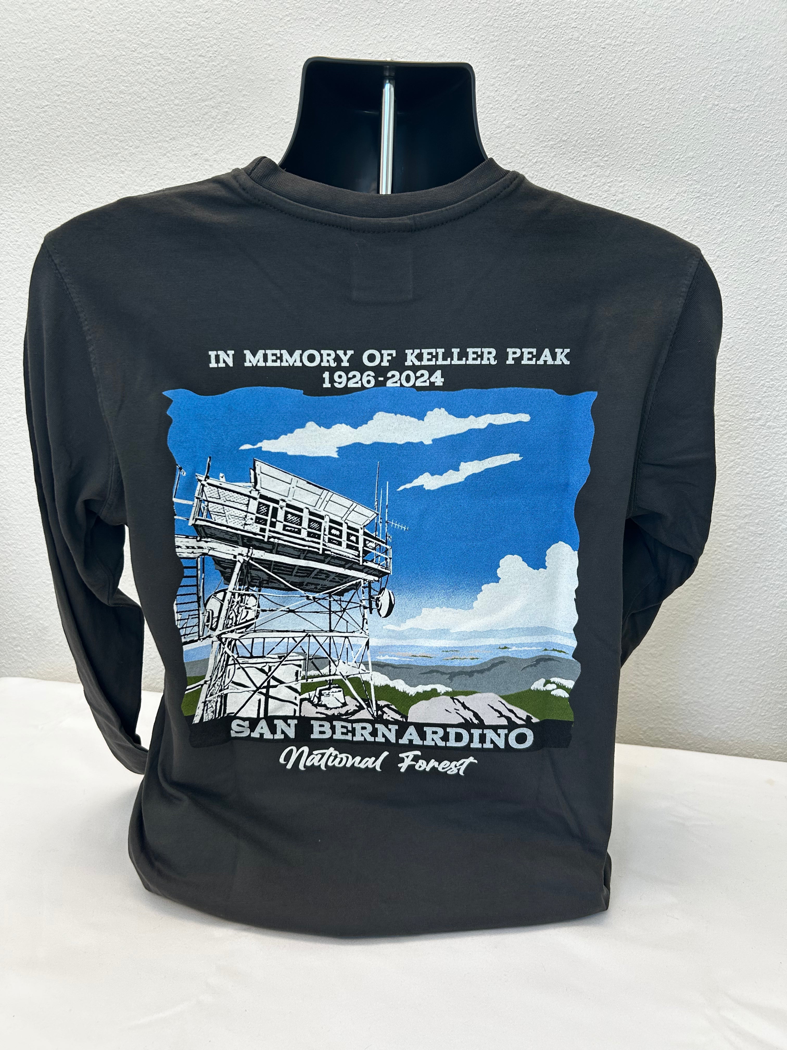 Keller Peak Fire Lookout Long Sleeve T-Shirt