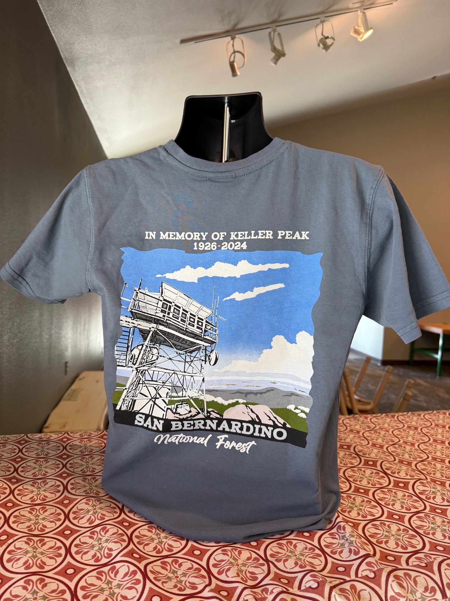 Keller Peak Fire Lookout Short Sleeve T-Shirt