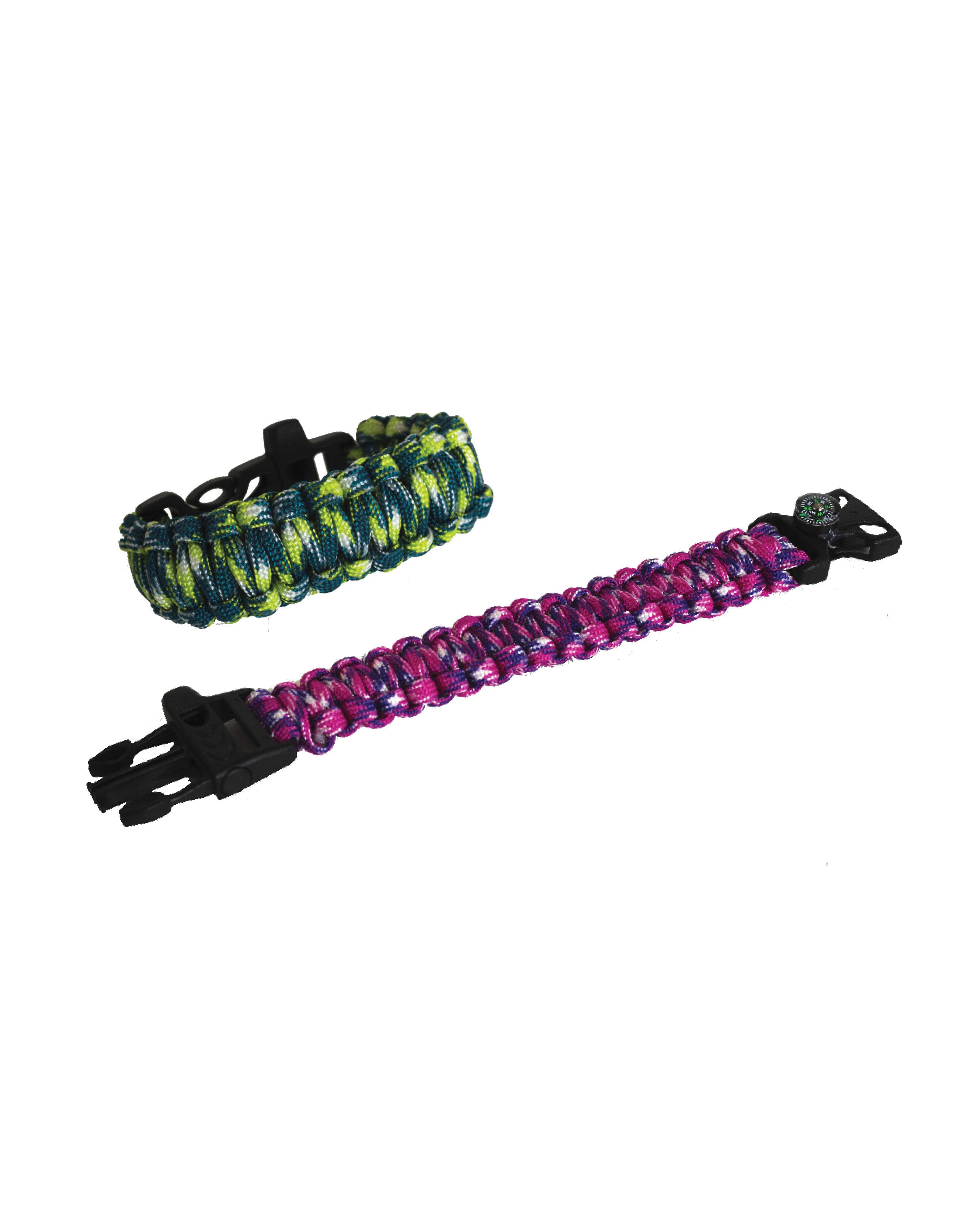 Adventure-Ready Kids' Paracord Bracelets - Fun and Functional Outdoor Accessories!