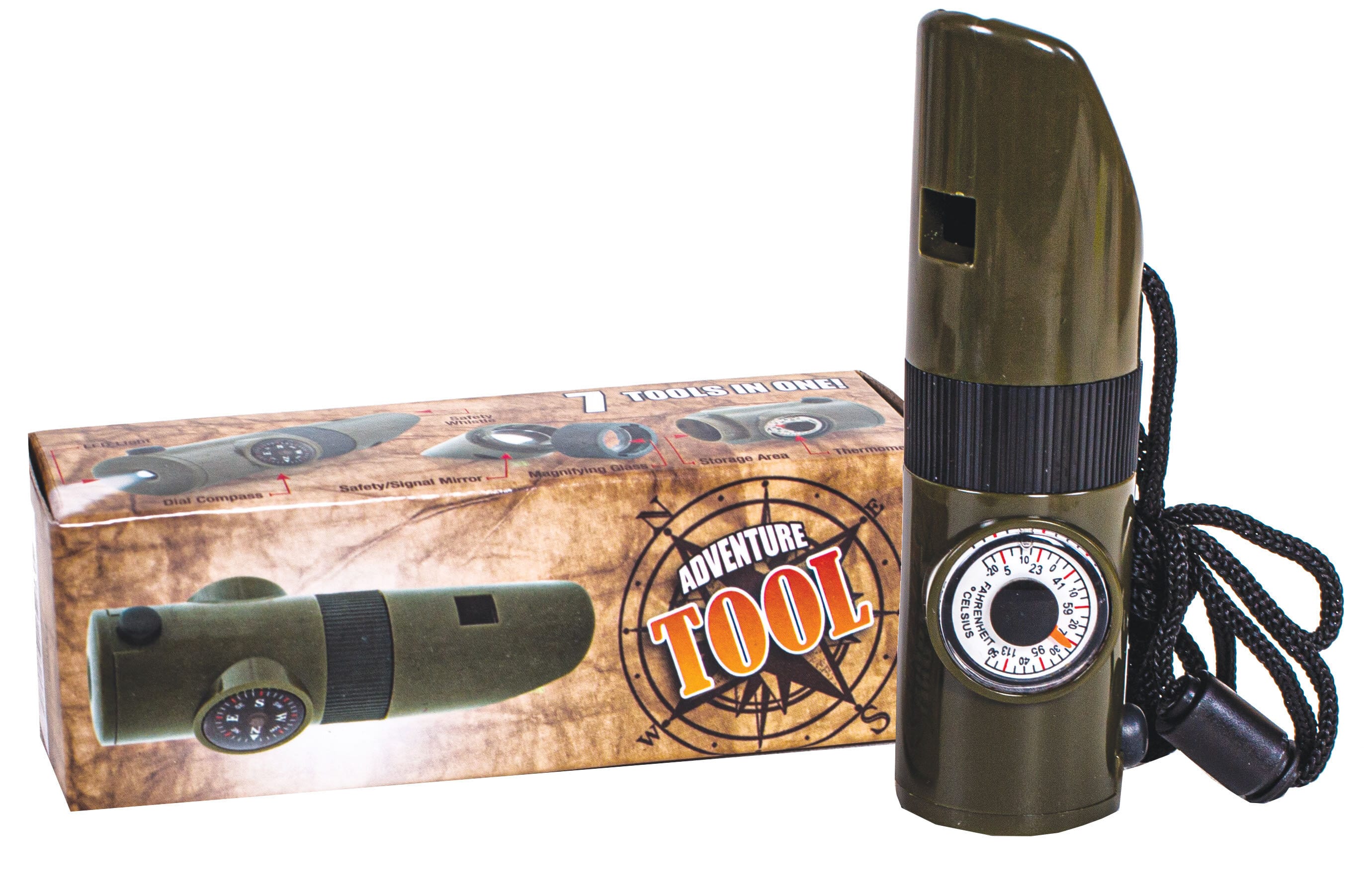 Adventure Multi-Tool with Compass - Essential Outdoor Survival Gear