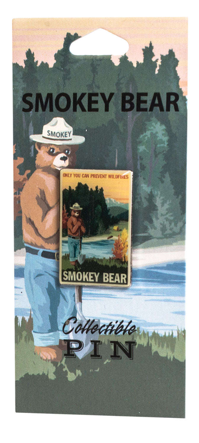 Smokey Bear Enamel Pin- Classic Retro Ranger