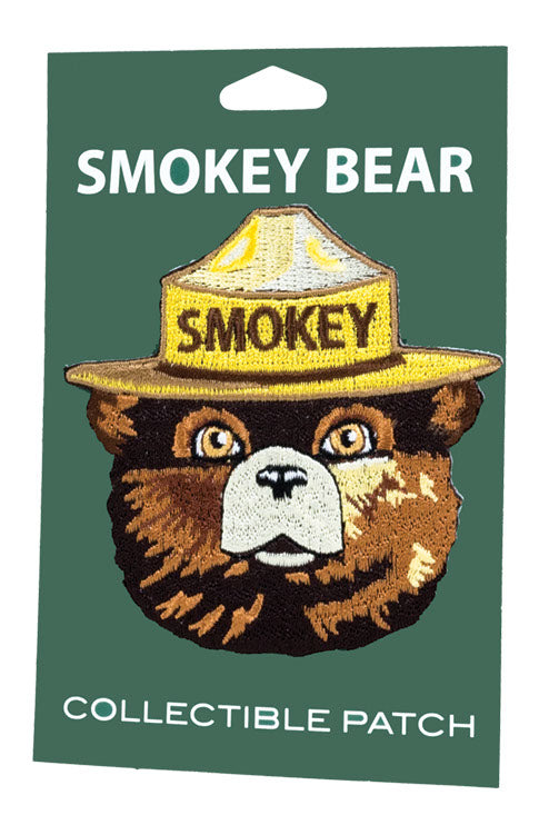 Smokey Bear Embroidered Patch - Ranger Hat Design
